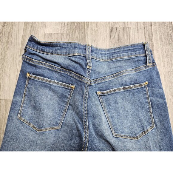 (3/$35) Universal Thread Jeans Womens 4/27R High Rise Skinny Crop Medium Wash - Picture 3 of 11
